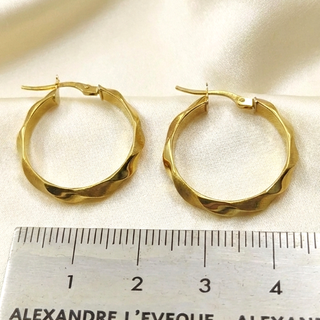 Pendientes Aro Oro 18K Tynel