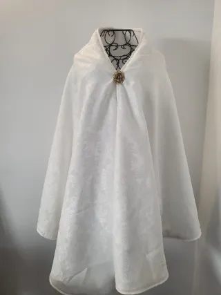 Pañolón Fallera Blanco Roto Talla L