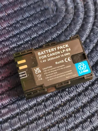 Batteria LP-E6 per Canon