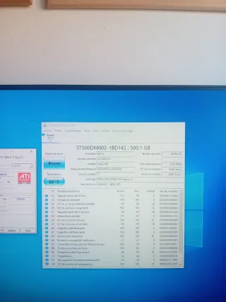 Torre HP AMD A8 500GB HDD Disquetera RW Win 10 11