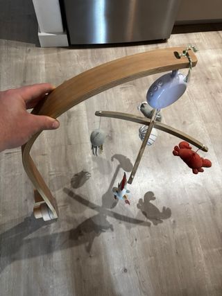 Mobile marino per culla con peluches