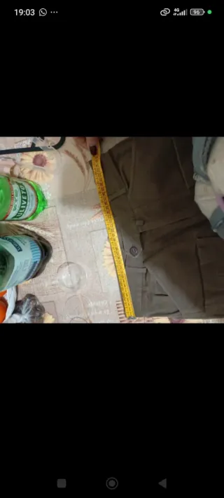 Pantaloni cargo marroni nuovi tolto solo etichetta