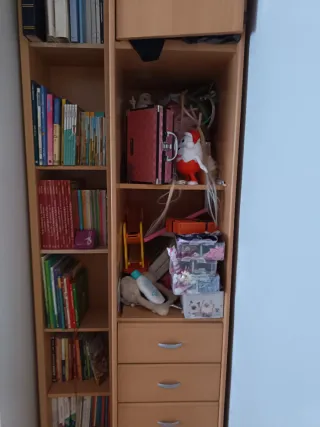 Conjunto de muebles de madera