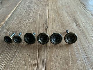 Tiradores de bronce estilo vintage