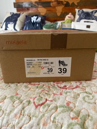 Botines de piel bajos Mikaela marrones