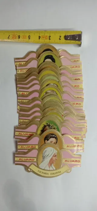 Colección Vitolas Mujeres Famosas Letras