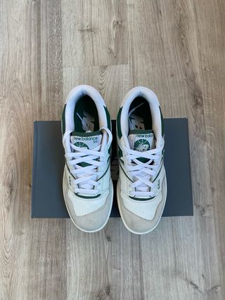New Balance 550 Blanco y Verde