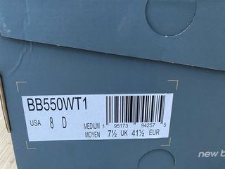 New Balance 550 Blanco y Verde