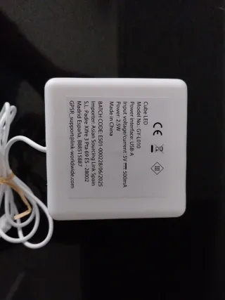 Lámpara cubo LED blanca