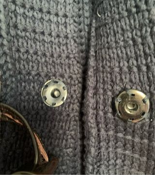 Trenka Zara de punto azul