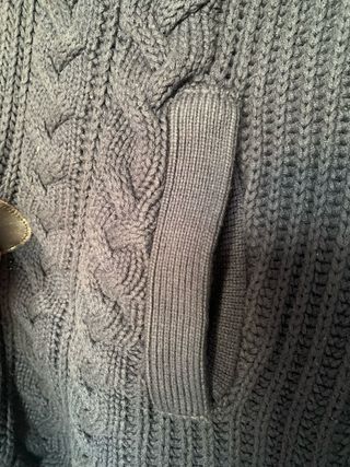 Trenka Zara de punto azul