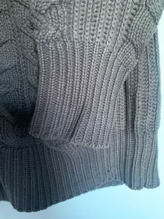 Trenka Zara de punto azul