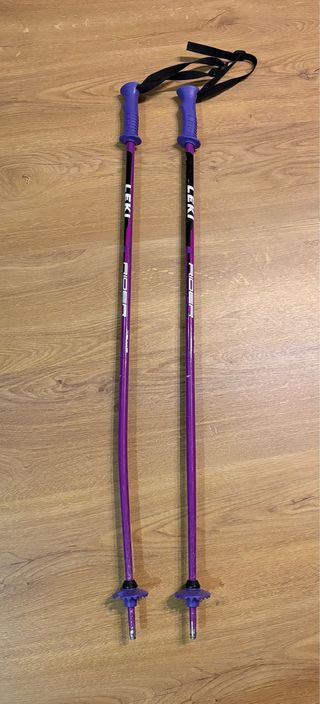 Bastones de esquí Leki morados