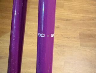 Bastones de esquí Leki morados