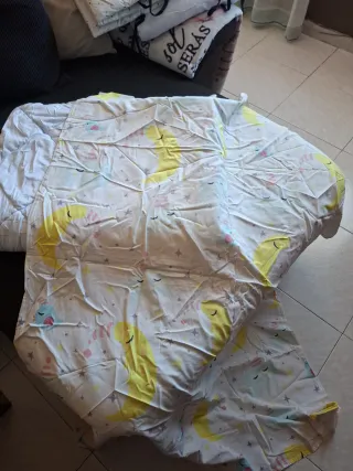 Set copripiumino e federa per culla nordica