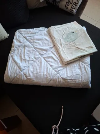 Set copripiumino e federa per culla nordica