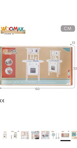 NUEVA ￼Cocinita de Madera WOOMAX