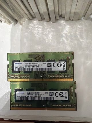 Memoria RAM 2x Samsung DDR4 4GB 3200MHz RAM 8GB
