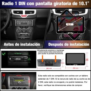 Pantalla Táctil Inclinable y Giratoria 10.1" 1DIM