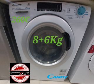 LAVASECADORA CANDY 8+6Kg 260€