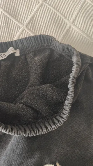 Maxifalda/Falda larga Zara 100%algodón gris oscuro