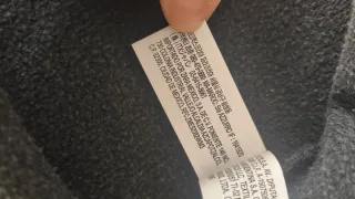 Maxifalda/Falda larga Zara 100%algodón gris oscuro