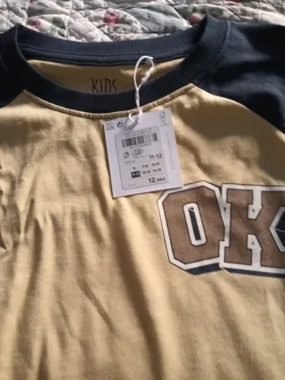 Camiseta niño OK manga larga 11-12 años