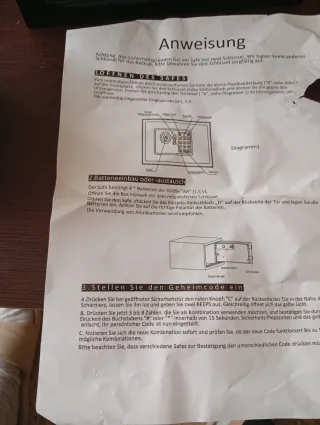 Caja Fuerte Digital Negra y Plateada