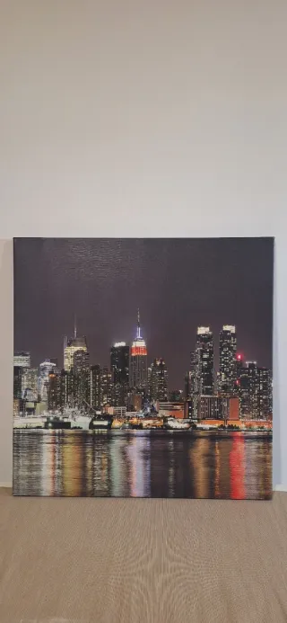 Cuadro Tríptico New York Skyline