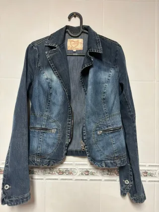 Cazadora vaquera azul