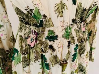 Vestido largo floral Zara T/36