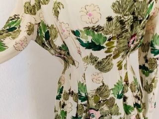 Vestido largo floral Zara T/36