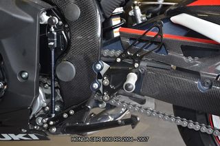 Estriberas retrasadas HONDA CBR 1000 RR 2004 2007