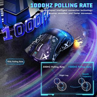 Ratón gaming MAMBASNAKE V3 2,4G, BT, cable NUEVO