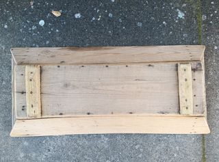 Artesa de madera rústica