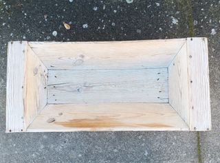 Artesa de madera rústica