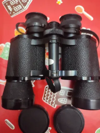 Prismáticos Zenith antiguos con funda