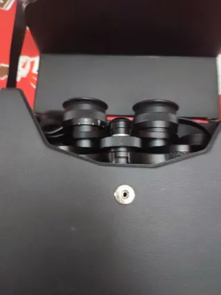 Prismáticos Zenith antiguos con funda