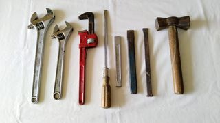Lote Herramientas: Llaves, Martillo, Cinceles