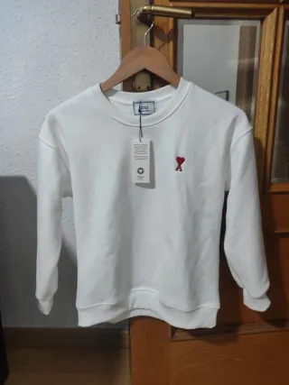 Sudadera Ami Paris Blanca