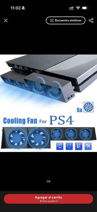 Ventilatore Turbo PS4 Fat Refrigerator Cooler