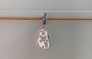 Charm Colgante Corazón Madre e Hija