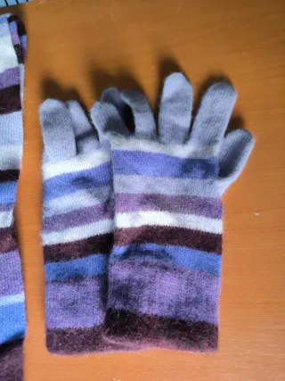 Bufanda y guantes El Corte Inglés niña