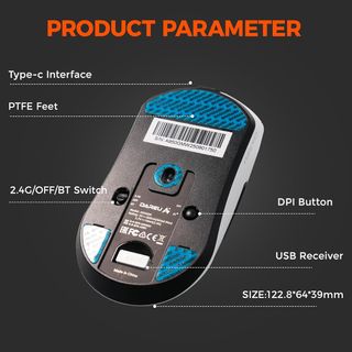 Ratón gaming DAREU A950GM tri‑modo 26K DPI NUEVO