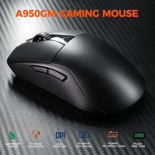 Ratón gaming DAREU A950GM tri‑modo 26K DPI NUEVO