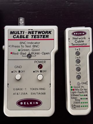 3 Instrumentos :   Fluke + ISO-TECH + Belkin
