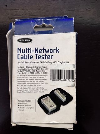 3 Instrumentos :   Fluke + ISO-TECH + Belkin