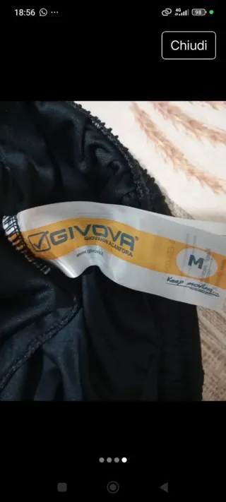 Completo Givova Calcio Blu/Nero Taglia M