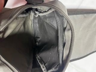 Borsa a tracolla uomo nero e grigio