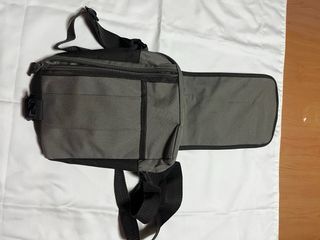 Borsa a tracolla uomo nero e grigio